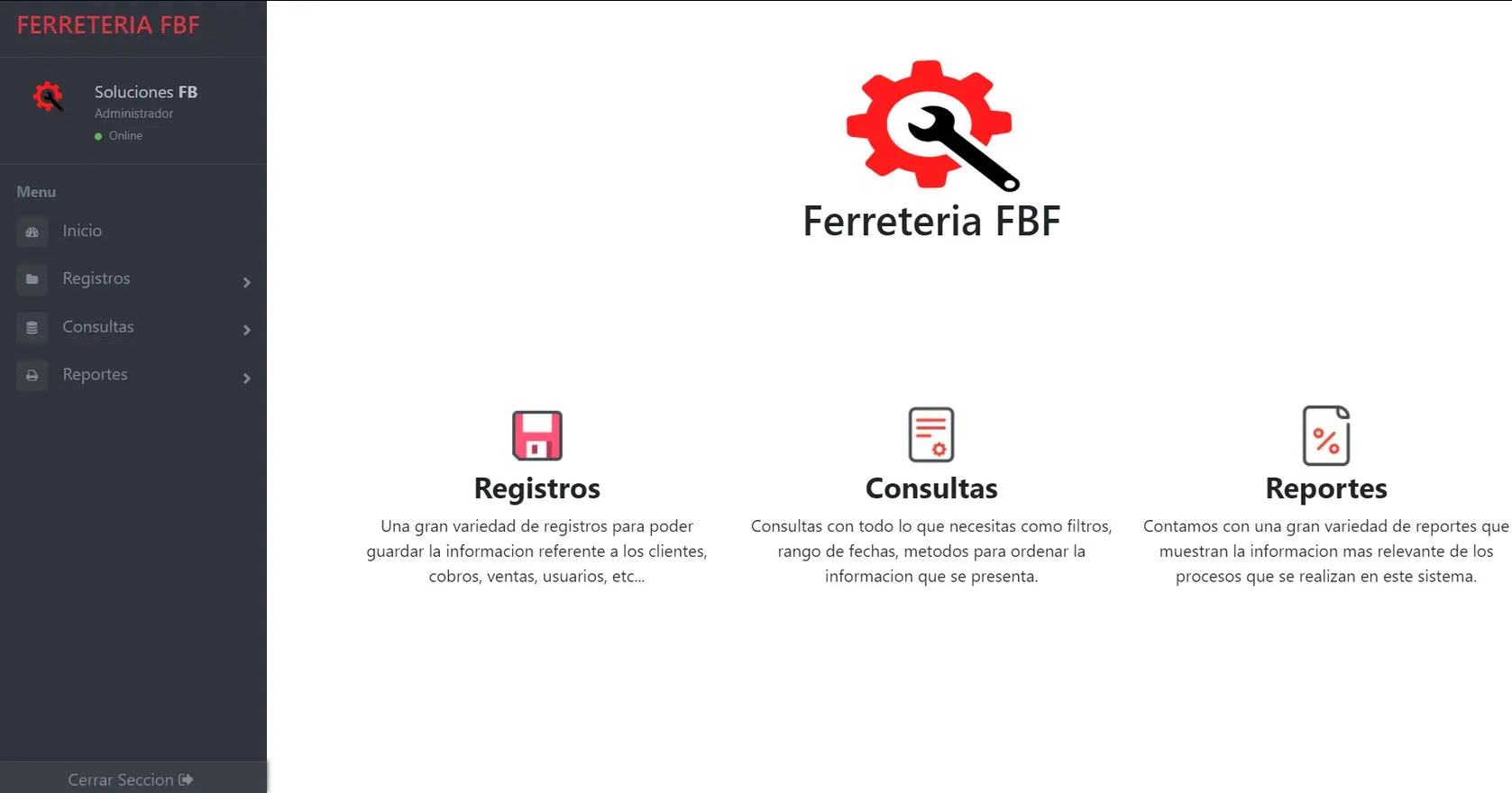 Hardware Store project screenshot